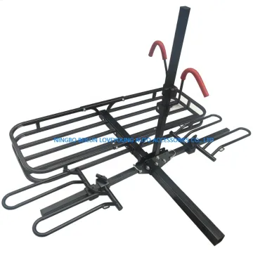 NEW 2 IN 1 BIKE RACK HITCH PLATFORM BICYCLE CARRIER HITCH MOUNT CARGO RACK FOR COOLER BOX