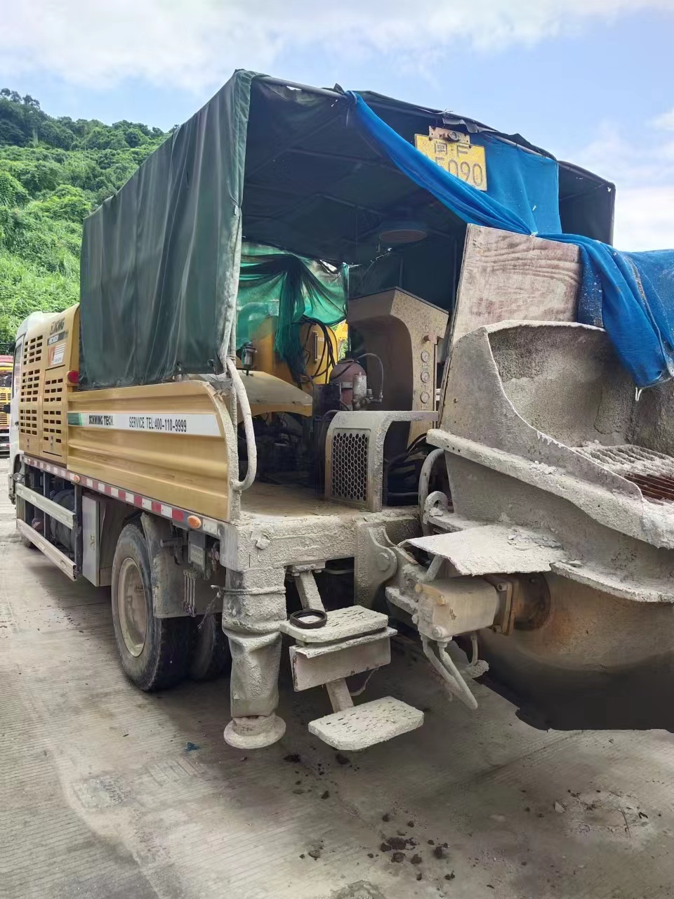XCMG 22MP Used Truck Mounted Concrete Pump Truck
