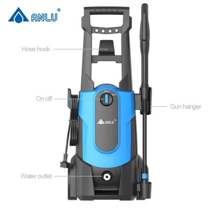Anlu High Pressure Washer 220V: Car Wash Gun & Electric Cleaning Machine with Water Tank