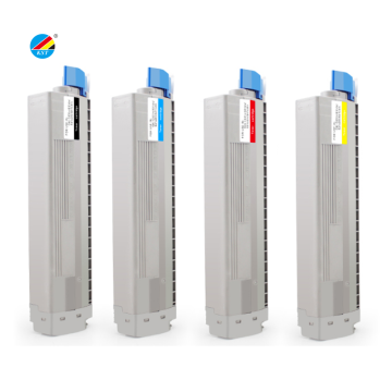 OKI C711用のKSTプレミアムトナーカートリッジ、C710プリンター：モデル711DN、711WT -White Toner Powder、Colors 43866103、44318603、44318607