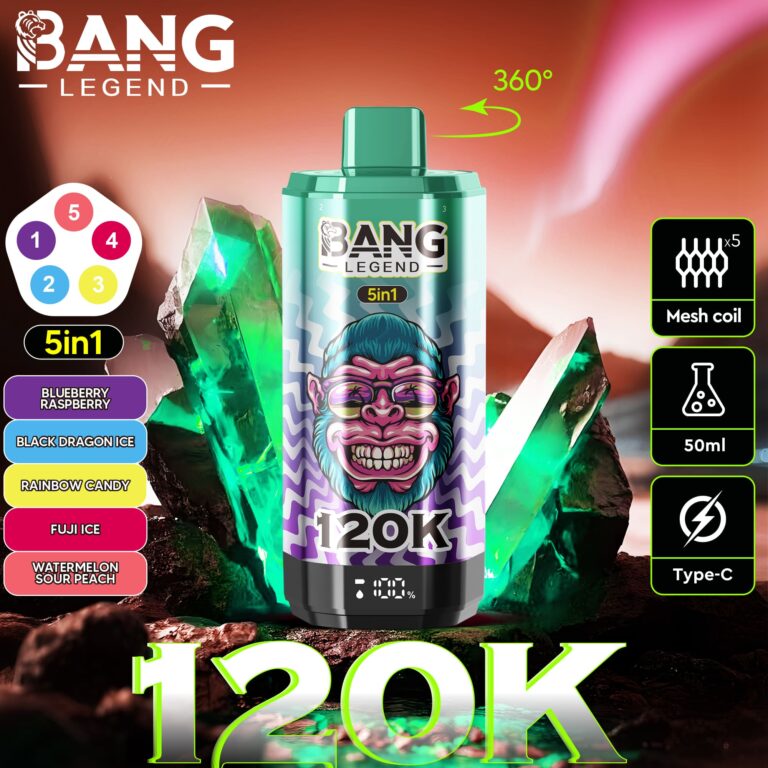 Bang Legend 120k พัฟ vape แบบใช้แล้วทิ้ง