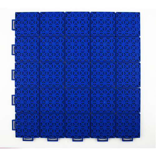 Rood PP -materiaal Outdoor Basketball Court Interlocking Floor Tile