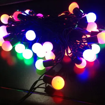 Battery-powered waterproof LED string lights with wedding favor and Xmas LED