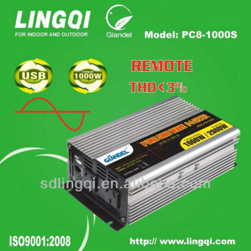 1000w prue sine wave inverter with remote and USB charger