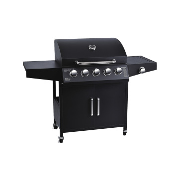 6 Burner Outdoor Gas Grills Outdoor Big Barbeque Gas Grills 6 Burner Commercial Barbecue Grill With Side Cooker Flat Top Factory