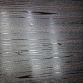 Feuilles d'aluminium imprimées à texture de bois foncé