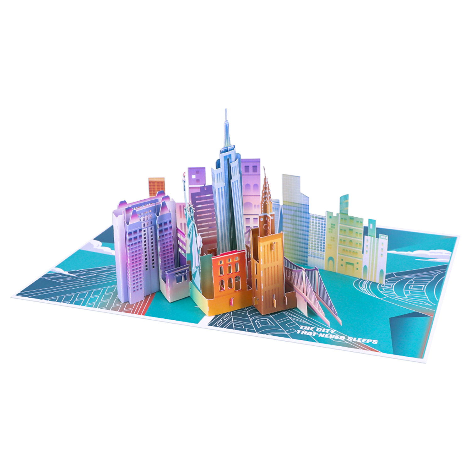 3D New York Pop Up Card3