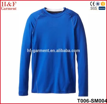 2017 top quality long sleeves t shirt wholesale mens t shirt with 100% polyeseter