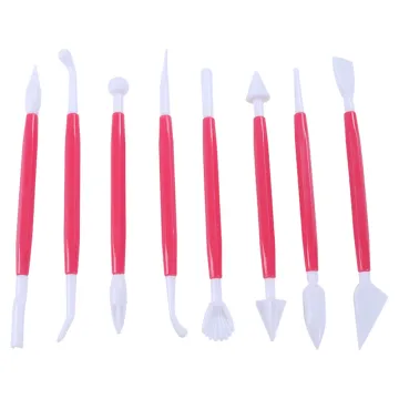 factory 8pcs carve pen fondant & cake decorating tips tools for baking