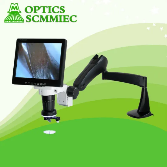 SC-LCD 3D digital video zoom stereo microscope with 10inch LCD screen