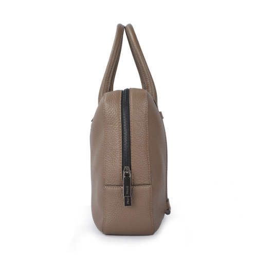 Bolso de cuero Bedford Satchel Tan Bolso de mano usado