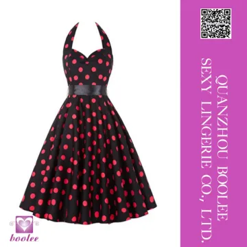 Hot sale sexy lady elegant halter modern party dresses