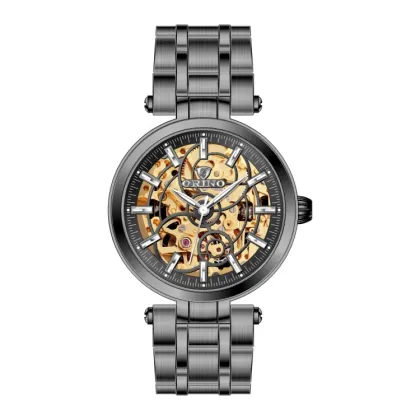 Fashion skeleton women's Mechanical Watch