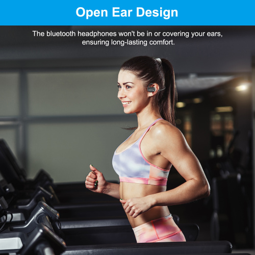 Wireless neckband open ear headset