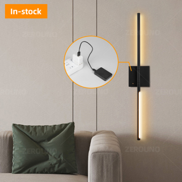 Nordic Rechargeable Battery Operated Wall Lamp with Remote Control