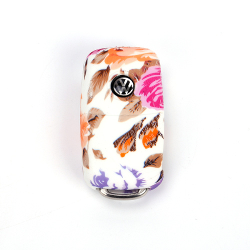Beautiful color for vw polo silicone key case