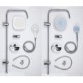 Multi-function chrome plated plastic handheld shower