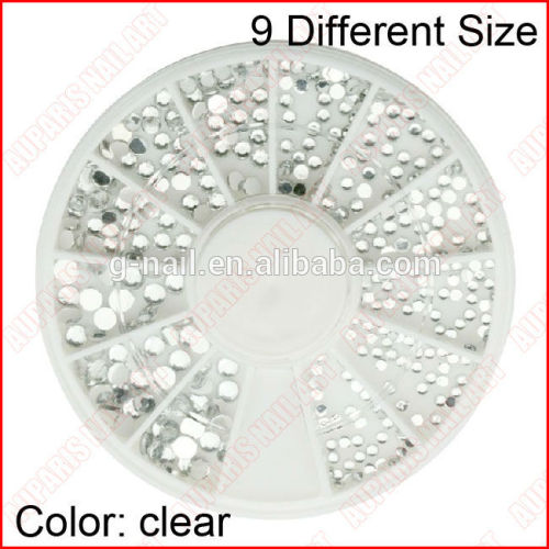 R-120 Nail Art ,2014 Hot Sell nail art;crystal stones,Professional Nail Beauty,Nail Rhinestones