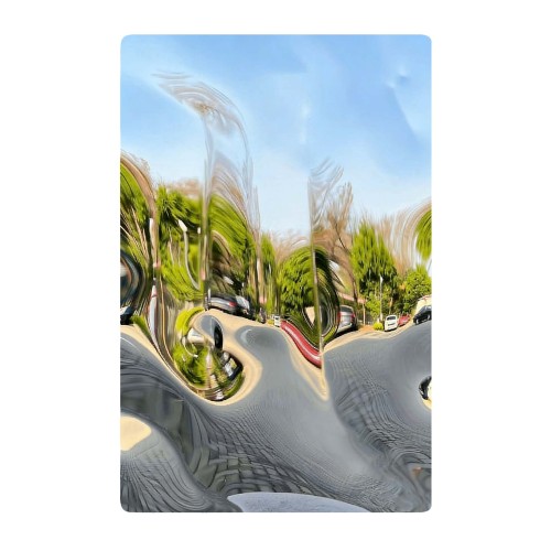 Placa em relevo de aço inoxidável 4