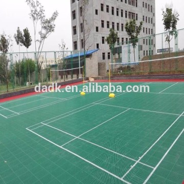 suspend durable interlock badminton court tile