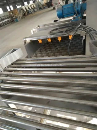 Commercial Brush Vegetable Cleaning Machine for Lotus Root Washing