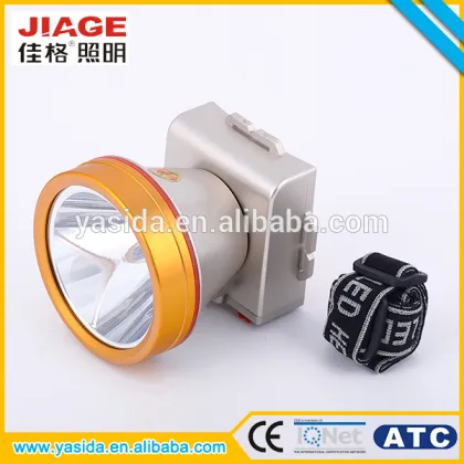 Aluminium alloy LED rechagable husky headlamp for fishing