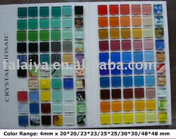 FA Color Range Glass Mosaic Different Color and Size