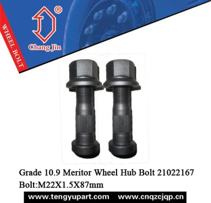 Grade 10.9 Meritor Wheel Hub Bolt 21022167