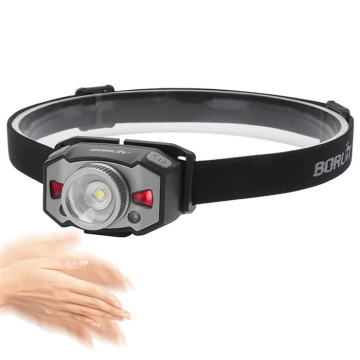 USB แบบชาร์จไฟได้ 5W Red Light Zoomable Zoomable Mini พร้อมเซ็นเซอร์ตรวจจับความเคลื่อนไหว - เหมาะสำหรับการวิ่งการล่าสัตว์และอื่น ๆ