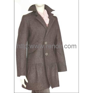 lady\'s fashion wool coat