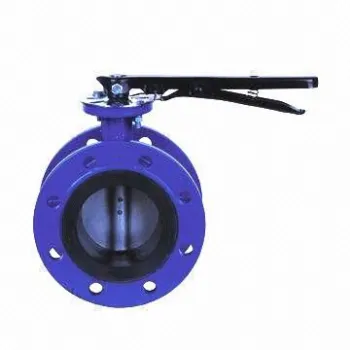 Butterfly valve, made of casting
