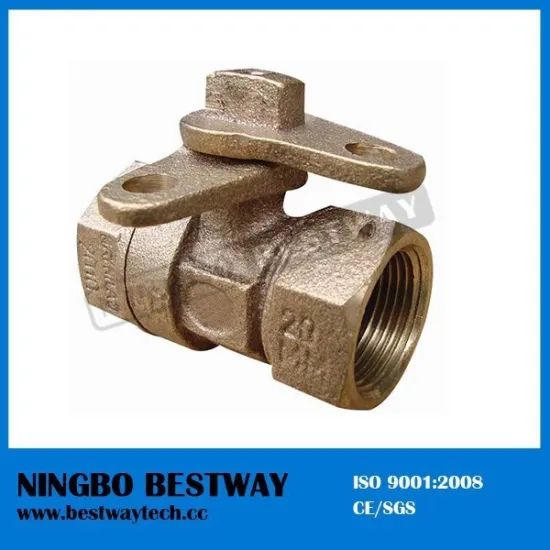 Straight type Casting Brone Locking Ball Valve