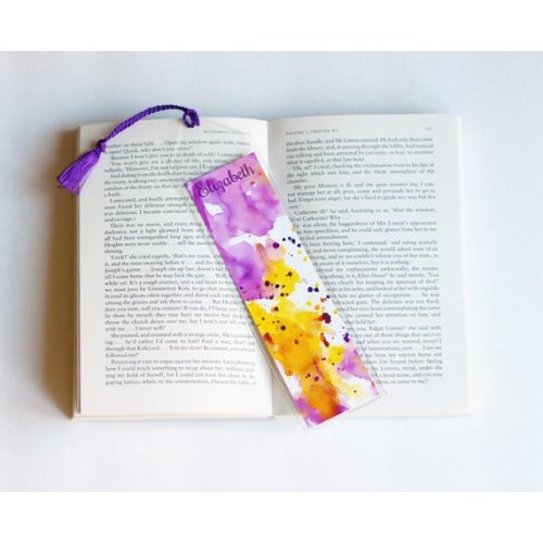 High end personalised custom printing paper bookmark