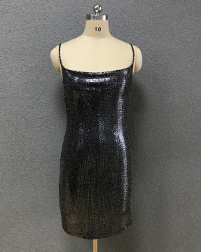 women's black sexy dress
