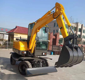  Cheap Price Digger: 17-20 Ton Hydraulic Wheel Excavators with 0.75m³ Bucket Capacity 
