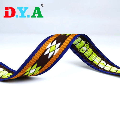 Patrón personalizado Jacquard Gripper Polyester Webbing