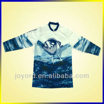 Custom sublimated fishing apparel manufacturer