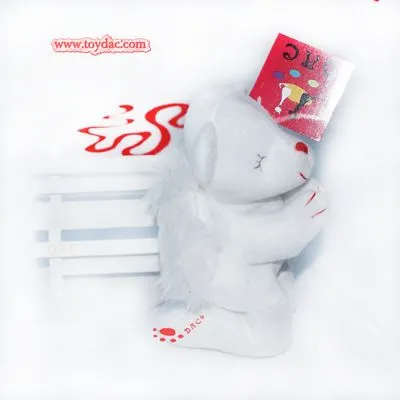 Plush white Polar Bear  prayer