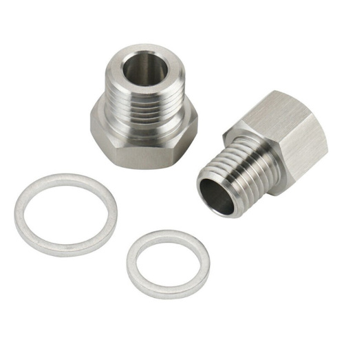 Aluminum LS oil pressure sensor adapter combination