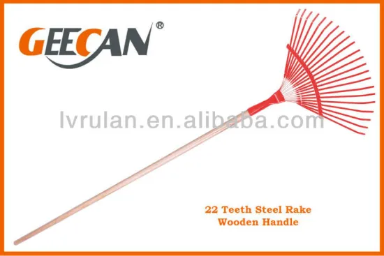 Adjustable leaf rake