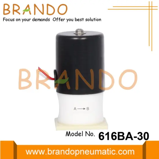 1/8'' PTFE Diaphragm Isolated Solenoid Valve 12VDC 24VDC