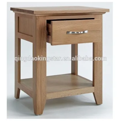oak wood lamp table