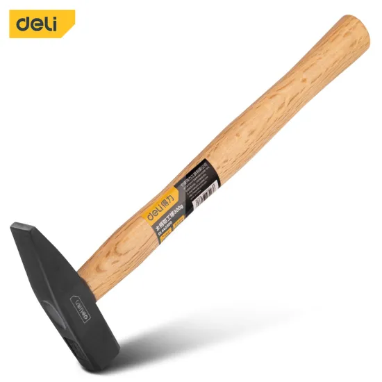 Deli Tools 300g 500g German Fitter's hammer With Good Quality Wooden Handle