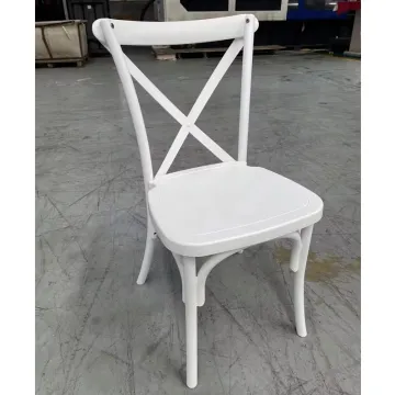 Wholesale Wedding Event Resin Cross Back Chair Prices