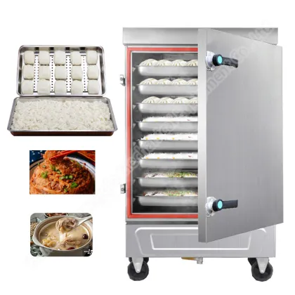 Large Gas Food Steamer Multi-Layer Rice Steamer Machine