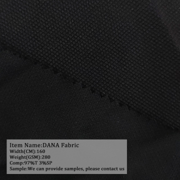 Polyester Knitted 280GSM Breathable Casual DANA Fabric