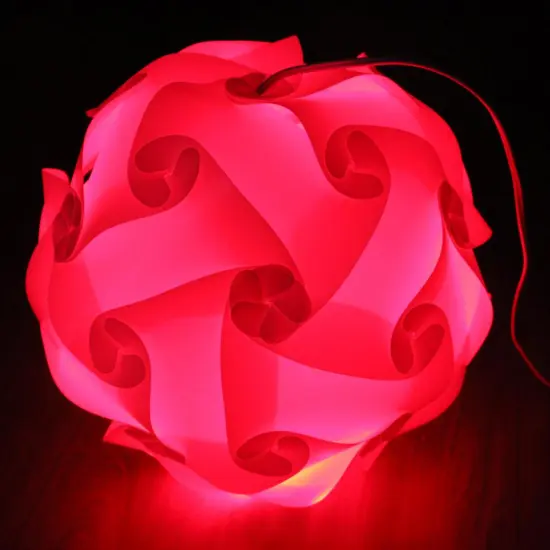 New Design PVC IQ Lamp Shade Puzzle Lamp Infinity Lights