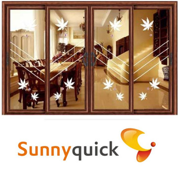Hot wooden color Upvc sliding door