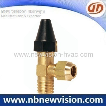 Refrigeration Angle Brass Ball Valve 