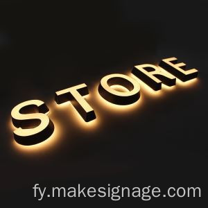 LED EDGE-SAC-akryl tekens
